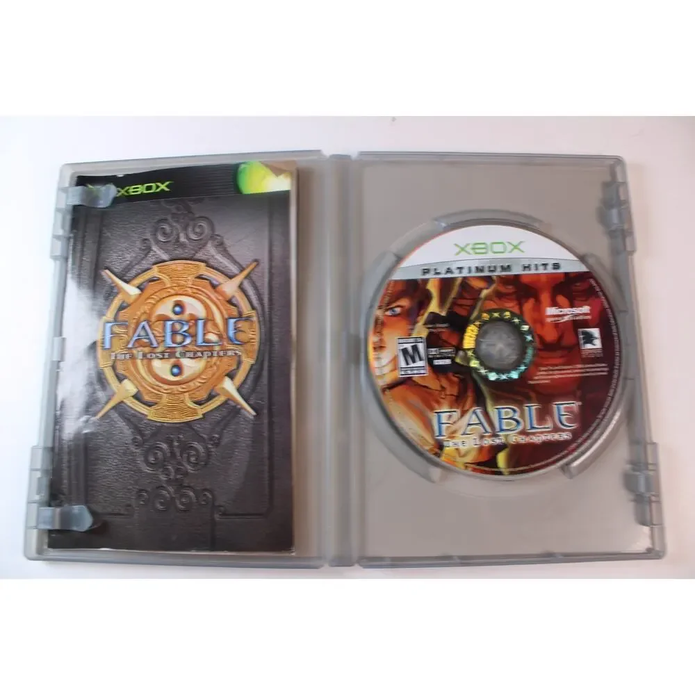 Fable: The Lost Chapters (Microsoft Xbox, 2004) Platinum Hits - Authentic